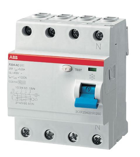 

2CSF204001R3250 Выкл.диф.тока 4мод. F204 AC-25/0,3, ABB, F204 AC-25/0,3