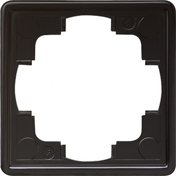021147 Рамка S-color Черный 1-постовая Gira фото