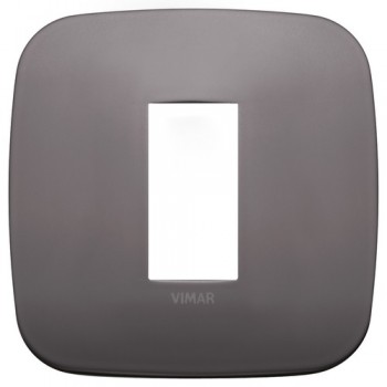 19671.29 Рамка Arke Round Никель темный 1 модуль Vimar фото