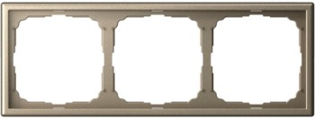 Рамка трёхпостовая Шампань Systeme Electric (Schneider Electric) Art Gallery GAL000503 фото