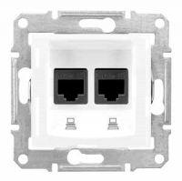 

SDN4800121 Компьют. розетка 2 поста. белый Schneider Electric, Sedna SDN4800121