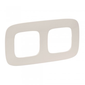 754312 Рамка Valena Allure Слоновая кость 2-постовая Legrand фото