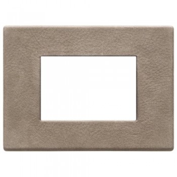 22653.22 Рамка Eikon EXE Коричневый 3-модульная Vimar фото