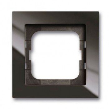 1754-0-4491 Рамка Axcent Chateau-black 1-постовая ABB фото