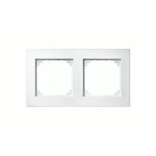 

MTN515219 Рамка M-Plan Белый 2-постовая Merten, M-Plan MTN515219