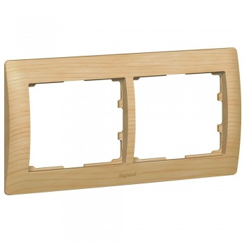 771962 Рамка Galea Life Клен 2-постовая Legrand фото