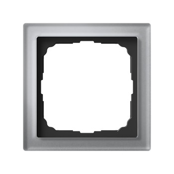 Рамка 1 пост органическое стекло алюминий Systeme Electric Artgallery pure GAL320301 фото
