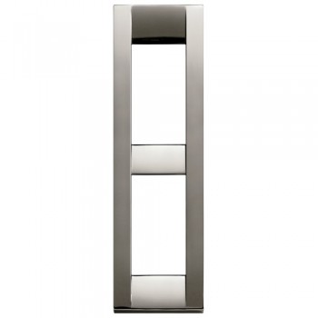 16782.31 Рамка Idea Classica Черный хром 2 модуля Vimar фото