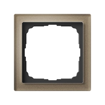 Рамка 1 пост органическое стекло шампань Systeme Electric Artgallery pure GAL320501 фото