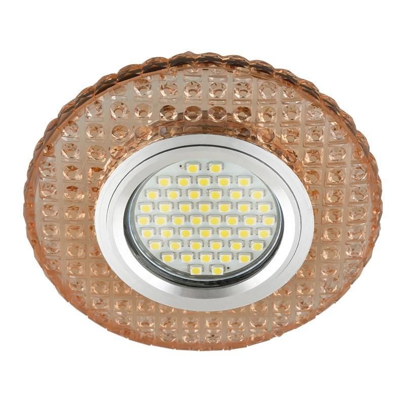 

Встраиваемый светильник Fametto Luciole DLS-L143 Gu5.3 Glassy/Light Tea, Коричневый, Luciole 143 DLS-L143 Gu5.3 Glassy/Light Tea