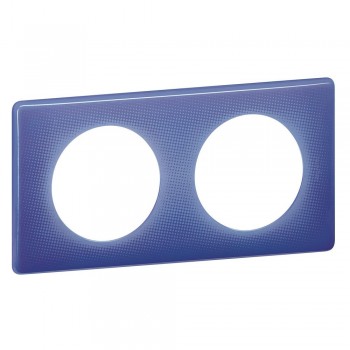 066662 Рамка Celiane Классика Лиловый муар 2-постовая Legrand фото