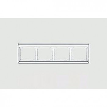 SL5840WW Рамка SL 500 Белый 4-постовая Jung фото