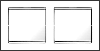 MTN471244 Рамка с полем для надписи M-Smart Бежевый 2-постовая Merten фото