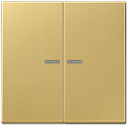 ME2995KO5C Двойная клавиша на выключатель, с окошком, Классик Jung LS серия