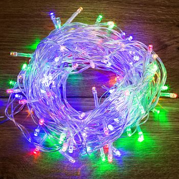 Гирлянда Твинкл Лайт 15 м, прозрачный ПВХ, 120 LED, цвет Мультиколор NEON-NIGHT 303-199 фото