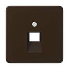 CD569-1UABR CD 500/CD plus Коричневый Накладка 1-ой наклонной ТЛФ/комп розетки Jung
