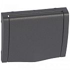 771222 Galea Life Лицевая панель для розетки 2к+З с заземлением со шторками и крышкой, темная бронза Legrand