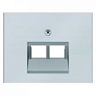 14097004 Центральная панель для UAE/E-DAT Design/Telekom розетка ISDN цвет: нержавеющая сталь K.5 Berker