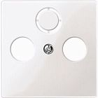 MTN296719 Центр. плата TV/FM х2 х3, белый Merten