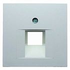 14078989 Центральная панель для розетки UAE цвет: полярная белизна, с блеском S.1/B.3/B.7 Glas Berker