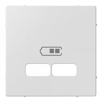 MTN4367-0325 Накладка на розетку USB Merten MERTEN SYSTEM M, активный белый фото