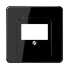 CD569TSW CD 500/CD plus Черный Крышка для ТАЕ-розетки, моно/стерео-аудиорозетки Jung