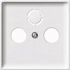 MTN294119 Центр. плата TV/FM х2 х3, белый Merten