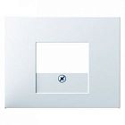10357009 Центральная панель для розетки TAE цвет: полярная белизна, с блеском K.1 Berker