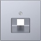 MTN4521-6036 D-life центральная накладка для розетки 1-ной RJ45, нерж. сталь Merten