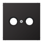 AL2990TVD LS 990 Dark Накладка TV-FM розетки Jung LS серия