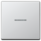 A590KO5AL А 500 Алюминий Клавиша 1-я с подсветкой Jung A серия