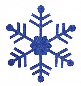 Елочная фигура Снежинка классическая, 66 см, цвет синий NEON-NIGHT 502-373 фото