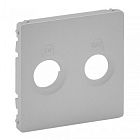 754822 Valena LIFE. Лицевая панель для розеток TV-SAT. Алюминий Legrand