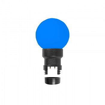 Лампа шар 6 LED для белт-лайта, цвет: Синий, 45мм, синяя колба NEON-NIGHT 405-143 фото