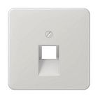 CD569-1UALG CD 500/CD plus Светло-серый Накладка 1-ой наклонной ТЛФ/комп розетки Jung