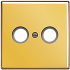 GO2990TV LS 990 Блеск золота Накладка TV-FM розетки Jung LS серия