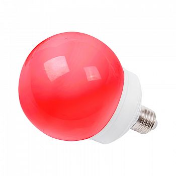 Лампа шар e27 12 LED 100мм красная NEON-NIGHT 405-132 фото