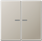 ES2995KO5 LS 990 Edelstahl Клавиша 2-я с подсветкой Jung LS серия