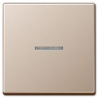 A590KO5CH Клавиша на выключатель, с окошком, Champagner Jung A серия