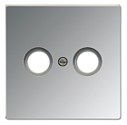 GCR2990TV LS 990 Блестящий хром Накладка TV-FM розетки Jung LS серия