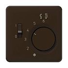 CDFTR231PLBR CD 500/CD plus Коричневый Накладка регулятора теплого пола(мех.FTR231U) Jung