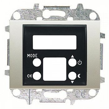 8440.5 BL Накладка для механизма электронного терморегулятора 8140.5, серия OLAS, цвет белый жасмин, ABB фото