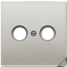 AL2990TV LS 990 Алюминий Накладка TV-FM розетки Jung LS серия