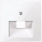 MTN296225 Центр. плата телекомм.механизма TF/DATA. одиночная наклонная,активно белый Merten