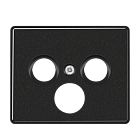 SL561SATSW SL 500 Черный Накладка TV-SAT-FM розетки Jung