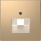 MTN4521-6051 D-life центральная накладка для розетки 1-ной RJ45, шампань Merten