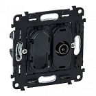 753055 Valena IN'MATIC. Розетка TV "звезда"/RJ45 Кат. 6 UTP Legrand