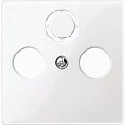 MTN296725 Центр. плата механизма TV/SAT 2-я(тройная) ,активно белый Merten