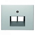 14097003 Центральная панель для UAE/E-DAT Design/Telekom розетка ISDN цвет: алюминий K.5 Berker