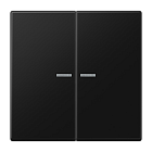 LS995KO5SWM LS 990 Черный матовый Клавиша 2-я с/п Jung LS серия